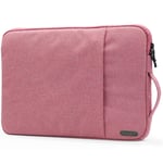 OneGET Laptop Sleeve for 2020 13 Inch Macbook Internal Fluff Laptop Bag With Accessory Pocket, Protective Carrying Case Cover for 13" Lenovo Dell Hp Asus Acer Chromebook(13-13.3Inch, Pink)