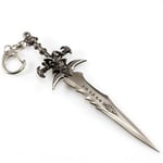 Rmemory World Of Warcraft Frostmourn Sword Of The Keychain Wow Keyring Pendant, Silver - 5.8 Inch