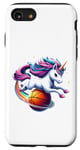 Coque pour iPhone SE (2020) / 7 / 8 Licorne équitation basket-ball garçons filles hommes femmes enfants adultes