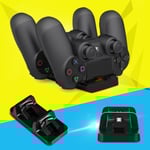 Dubbel Laddningsdocka Dockingstation Stativ USB-laddare för PlayStation 4 PS4 Spelkontroll