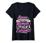 Womens Eskrima Stick Filipino Martial Arts Quote for a Eskrima fan V-Neck T-Shirt