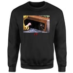 IT Chapter 1 (2017) Pennywise Sweatshirt - Black - XS - Black