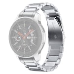 Samsung Galaxy Watch (46mm) / S3 Frontier klockarmband i rostfritt stål Silvergrå