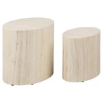 Urban Fusion Collection - Cenon Soffbord 40x33x48 cm Travertin
