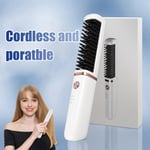 Electric Comb Comfortable Handle Heats Evenly Travel Electric Hair Straightener