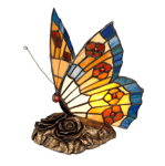 Elstead Lighting - Butterfly 23cm - Tiffany lampor - Flerfärgad