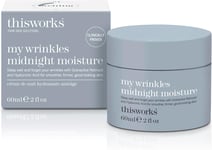 This Works My Wrinkles Midnight Moisture, 60 Ml - anti Aging Night Cream with Hy