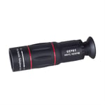 HD Cell Phone Lens 18X Telephoto Lens for Smartphone Monocular Telescope for Outdoor Hiking Shooting Travelling Sightseeing