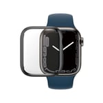 PanzerGlass Apple Watch 45mm Series 8 Heltäckande skal med skärmskydd, svart