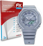 atFoliX 3x Screen Protector for Casio GMA-S2100BA-2A2 clear