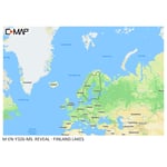 C-MAP Reveal Suomen järvet ja rannikko Y326 karttakortti