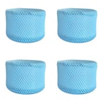 4-pack skyddsnät kompatibla med Mspa Spa-filter, hål i båda ändar