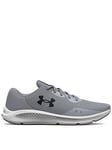 UNDER ARMOUR Running Charged Pursuit 3 - Grey/Black, Grey/Black, Size 6, Men