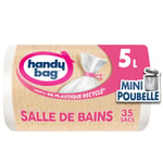 Sac Poubelle Salle De Bain, 5l Handy Bag - Les 35 Sacs