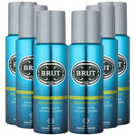 Brut Sport Style Deodorant Body Spray - 200 ml, Pack 6