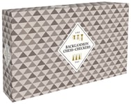 Spillsett 3-i-1 - Sjakk, Backgammon og Dam