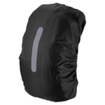 65-75L Waterproof Backpack Rain Cover with Vertical Strap XL Black