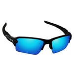 Hawkry Anti-Salt Water Ice Blue Replacement Lenses for-Oakley Flak 2.0 XL