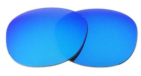 ˙NEW POLARIZED REPLACEMENT ICE BLUE LENS FIT RAY BAN CLUBMASTER RB3016 51MM