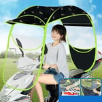GzxLaY Universal Electric Motorcycle Rain Cover Canopy Awning, Reinforced Scooter Rain Waterproof Cover, for Scooters, Battery Car, Motorcycle,C