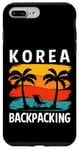 Coque pour iPhone 7 Plus/8 Plus Corée Rétro Adventure Wilderness Sac à dos coréen