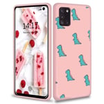 ZhuoFan Samsung Galaxy A31 Case, Phone Cases Pink Liquid Silicone with Pattern Shockproof Soft Gel TPU Back Cover Bumper Skin for Samsung Galaxy A31 Smartphone, Green crocodile