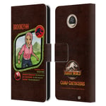 JURASSIC WORLD: CAMP CRETACEOUS CHARACTER ART LEATHER BOOK CASE FOR MOTOROLA