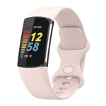 Fitbit Charge 6 klockarmband i silikon - Rosa