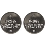 Thomson Pack 2x piles lithium bouton CR2025