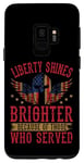 Coque pour Galaxy S9 Liberty rend hommage au service patriotique de Grateful Nation