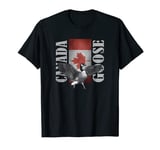 Proud Canadian Flag with a Canadian Goose T-Shirt