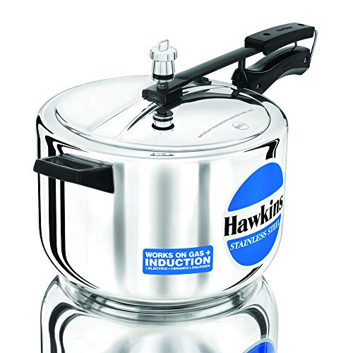 3L Stainless Steel Pressure Cooker - Induction Hob Safe, Energy Efficient A+++, Includes Pot, Lid, Handle & Gasket