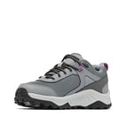 Columbia Women's Trailstorm Ascend WP waterproof low rise hiking shoes, Grey (Ti Grey Steel x Dark Lavender), 3.5 UK