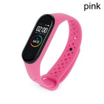 For Xiaomi Mi Band 4 3 Watch Silicone Pink