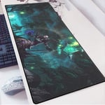 Awesome Mouse Mat, Mouse Pad Gaming Mouse Pad Large Mouse Mat World Of Warcraft Game Keyboard Mat Extended Mousepad For Computer Desktop PC Mouse Pad (Color : M, Size : 700 * 300 * 3mm)