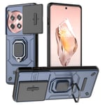 SKALO OnePlus 12R 5G Armor Hybrid Metallring Kameraslider - Blå Blå