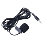 Ampli pour Auto DVD Radio, Longueur du Câble: 2.1m Voiture Audio Microphone 3.5mm Jack Plug Mic Stéréo Mini Filaire Clip Externe Lecteur