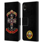 Head Case Designs Officially Licensed Guns N' Roses Appetite For Destruction Key Art Leather Book Wallet Case Cover Compatible With Apple iPhone XR
