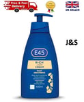 E45 Rich Cream 400 Ml – E45 Cream with Evening Primrose Oil – Body Face Hand Cre