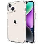 iPhone 14 Plus Glitter Powder deksel - Transparent