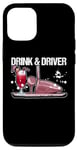 Coque pour iPhone 15 Pro Drink And Driver Balle De Golf Tee Vert Handicap Driver Golf