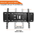 Full Motion TV Bracket Double Arms Tilt Swivel Wall Mount for 32"-70" LCD LED