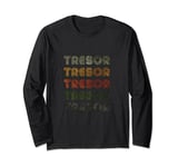 Love Heart Tresor Tee Grunge Vintage Style Black Tresor Long Sleeve T-Shirt