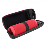 JBL Flip 5 durable speaker bag - Black / Red
