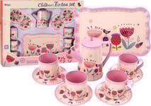 Leantoys För Kaffe Te Koppar Vattenkokare Bricka Rosa Cafe 12 Ele.