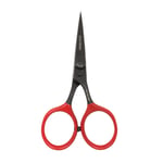 Dr. Slick DR Slick SR45BW Black Widow Hair Razor Scissor 4-1/2'' Bent Shaft Black and Red