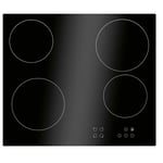 Plaque de cuisson en vitrocéramique 4 feux encastrable Bomann EBK7940 - Noir