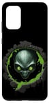 Galaxy S20+ Vintage Alien Face Funny Outer Space UFO Product Case