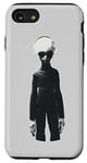 Coque pour iPhone SE (2020) / 7 / 8 Alien maigre de Bob | Image fixe vidéo du KGB Alien