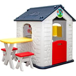 Maison de Jeux avec Table pour Enfants 1 An Extérieur et Intérieur Jardin - weiss